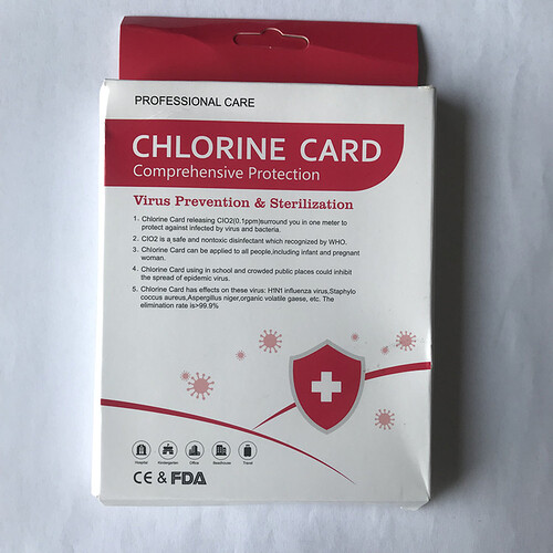 CHLORINE CARD