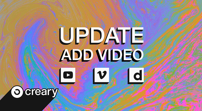 Update-Add-video-creary