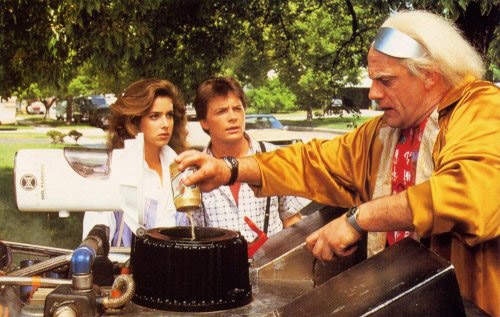 Refueling-doc-brown-trash-back-to-the-future-tank-phoenix-arizona-valley