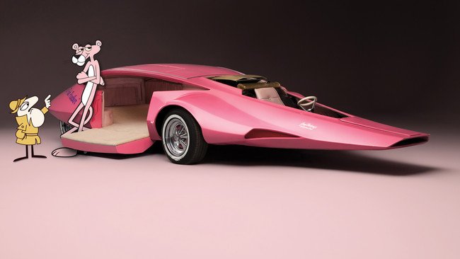 coche-pantera-rosa